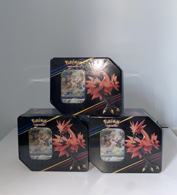 Pokemon TCG: Crown Zenith Tin Set of 3