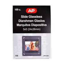 Slide Mounts CS II Glassless 5x5 24x36cm Box of 100 mounts