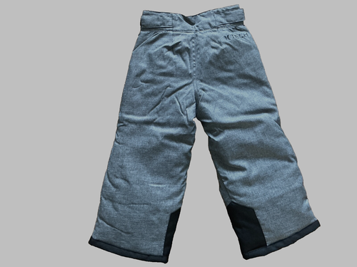 HURLEY Heather Gray Insulated E-Z Grow System Winter Snow PANTS Boys Size 4 NEW - Picture 4 of 4