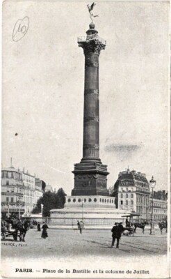 CPA PARIS 12. Jh. - Place de la Bastille et la colonne de Julliet (76773)
