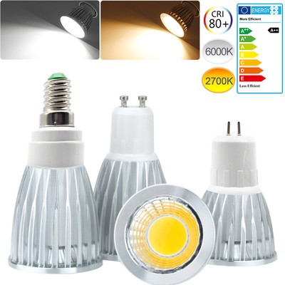 1/4/6/10x LED COB Bulb GU10 E27 E14 Spot Light 9W 12W 15W Cool Warm White Lamp