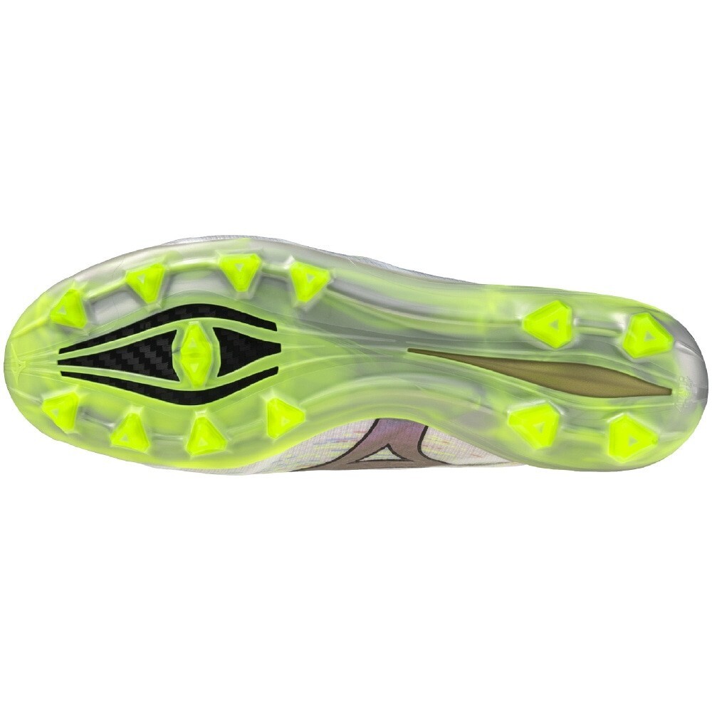 MIZUNO ALPHA II ELITE P1GA2562 09 White × Black Iridescent