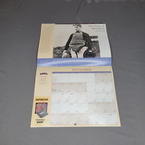 San Francisco Giants 1995 Wall Calendar Candlestick Park Vintage SF MLB Baseball - Picture 7 of 10