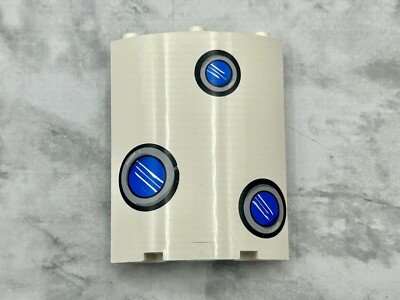 Lego Part White Cylinder Quarter 4 x 4 x 6 (Stickers) Rocket Ride 3831 SpongeBob