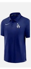 NWT Los Angeles Dodgers Team Issue Nike Dri Fit Polo Shirt Size Mens Medium
