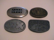 LOT /4 CASE TRACTOR MACWHYTE RALEIGH LIGHTS CCX FARM  TRUCK MENS BELT BUCKLES