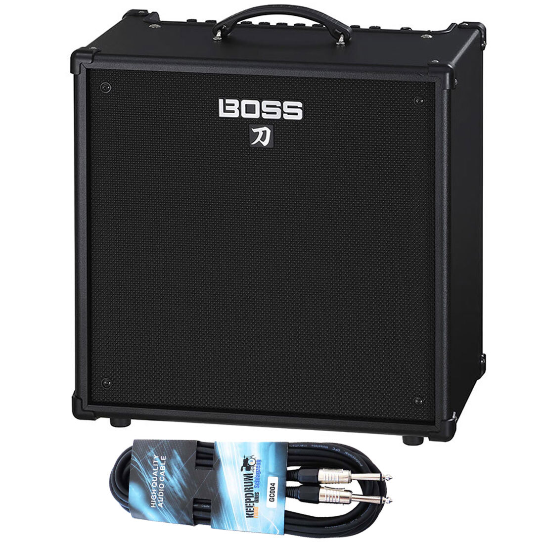 Boss Katana 110 Bass Verstärker Combo + Keepdrum Kabel