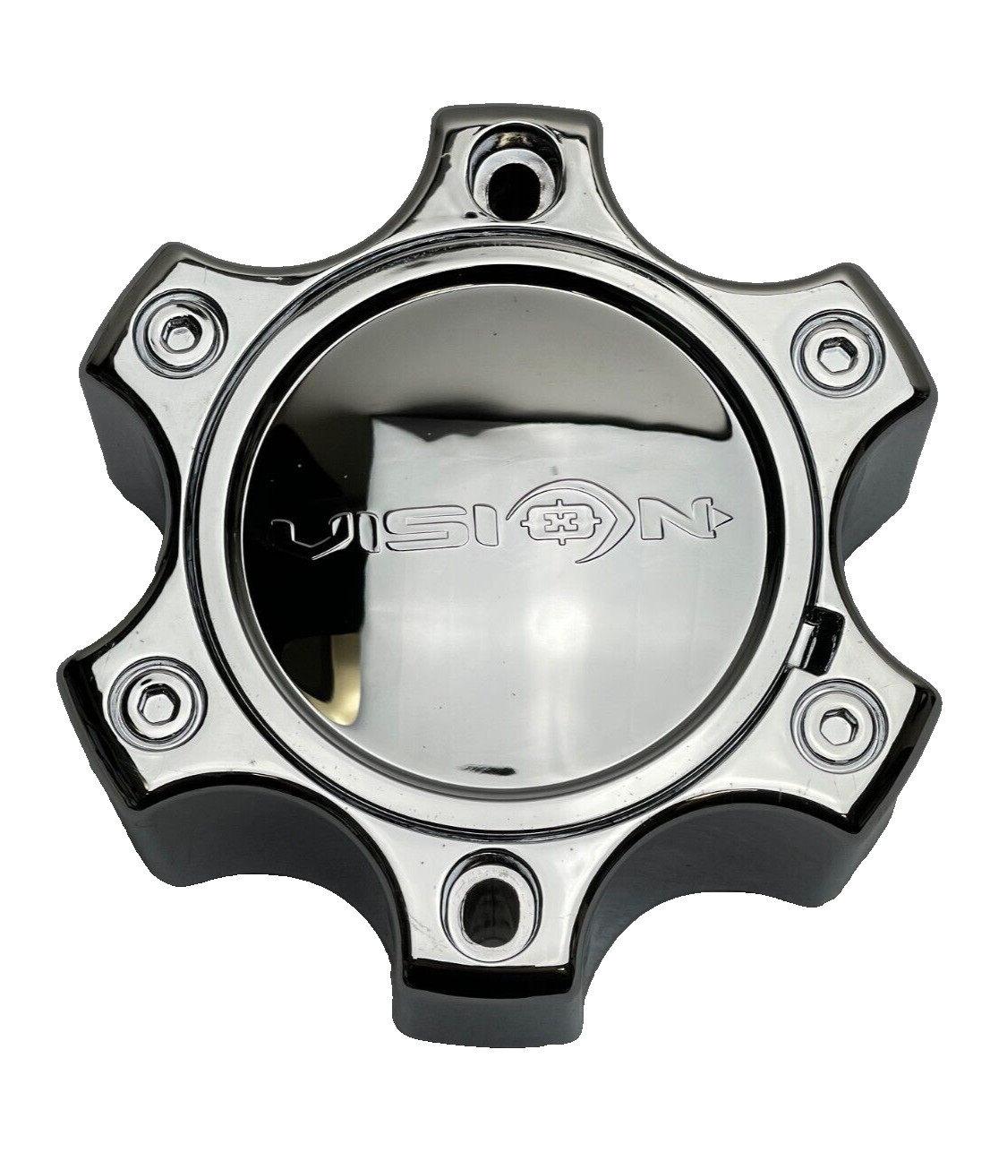 Vision Chrome Wheel Center Cap Hub Cap C394PL-6V(NL) 5.75" Vision 6 Lug