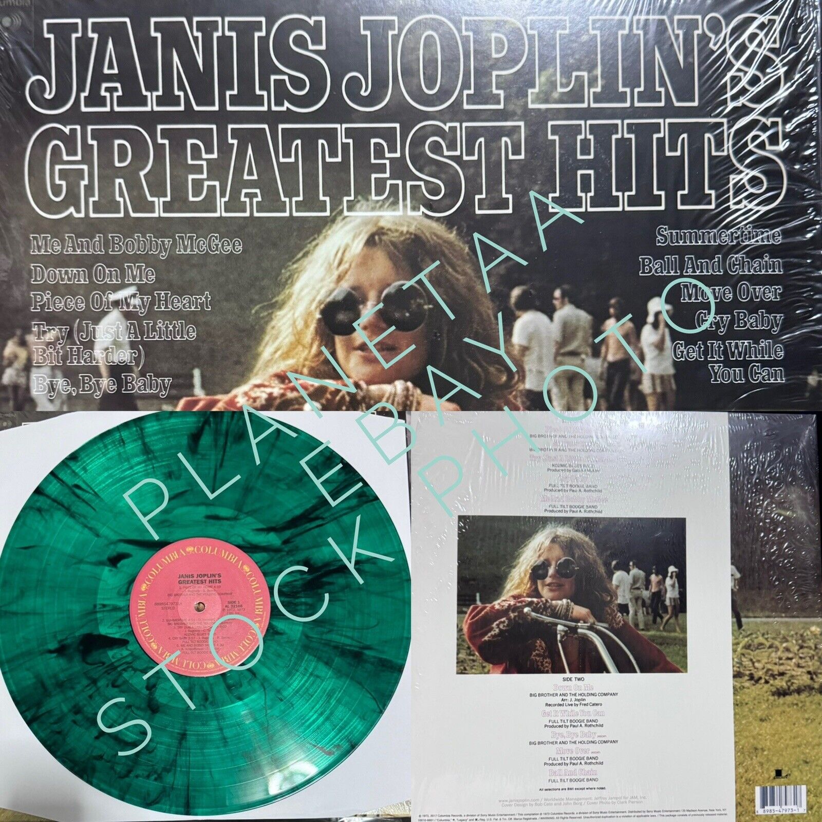 Janis Joplin Greatest hits Green Smoke Colored Vinyl Rsd 2017