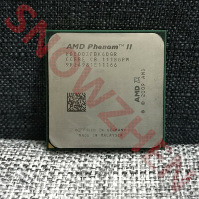 AMD Phenom II X6 1100T CPU Six-Core 3.3GHz 6M 125W Socket AM3 Processor