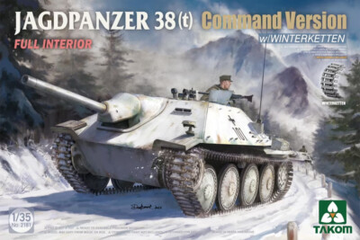 TAKOM TAK2181 1/35 Jagdpanzer 38(t) Hetzer - Command Version w/ Winterketten