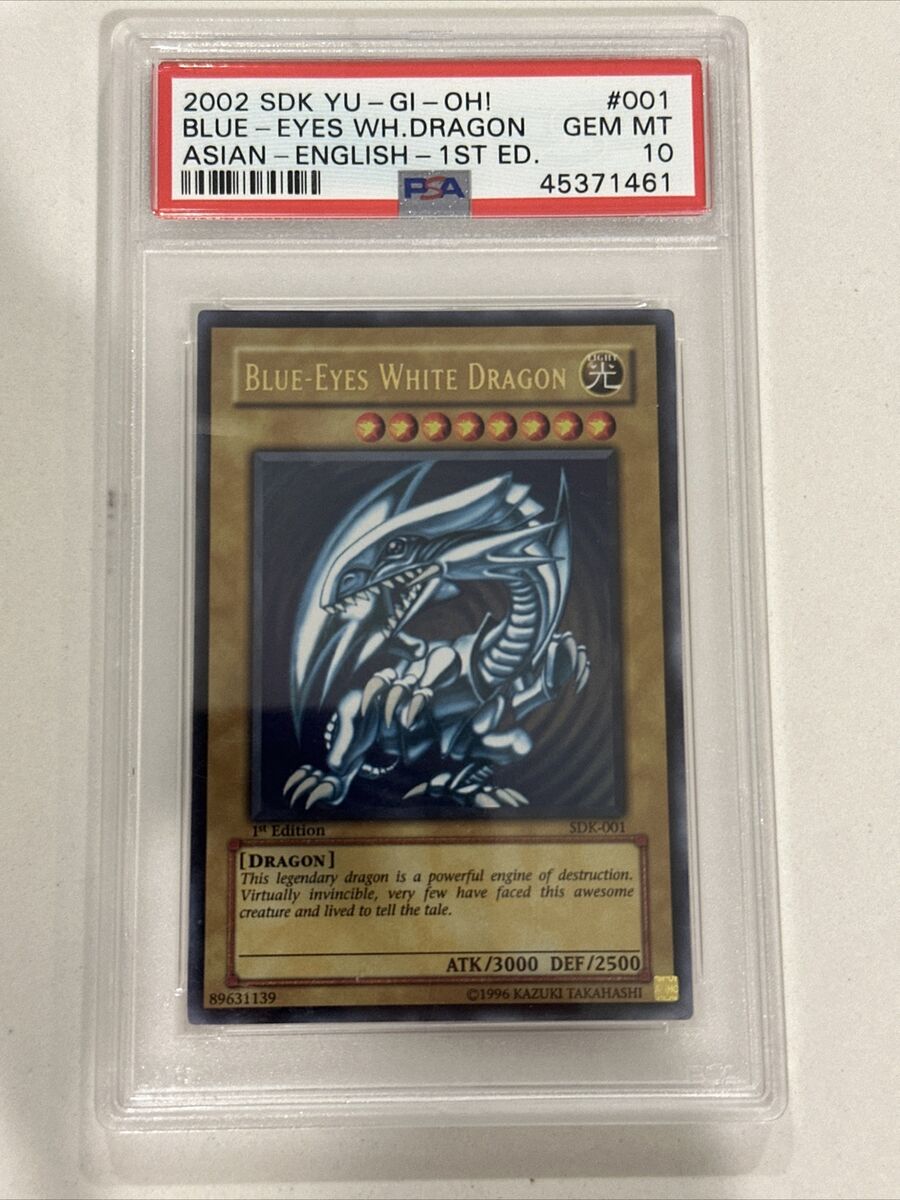2002 yu-gi-oh sdk-001 blue-eyes white dragon 1st Edition 2002 yu-gi-oh sdk-001 blue-eyes white dragon 1st Edition
