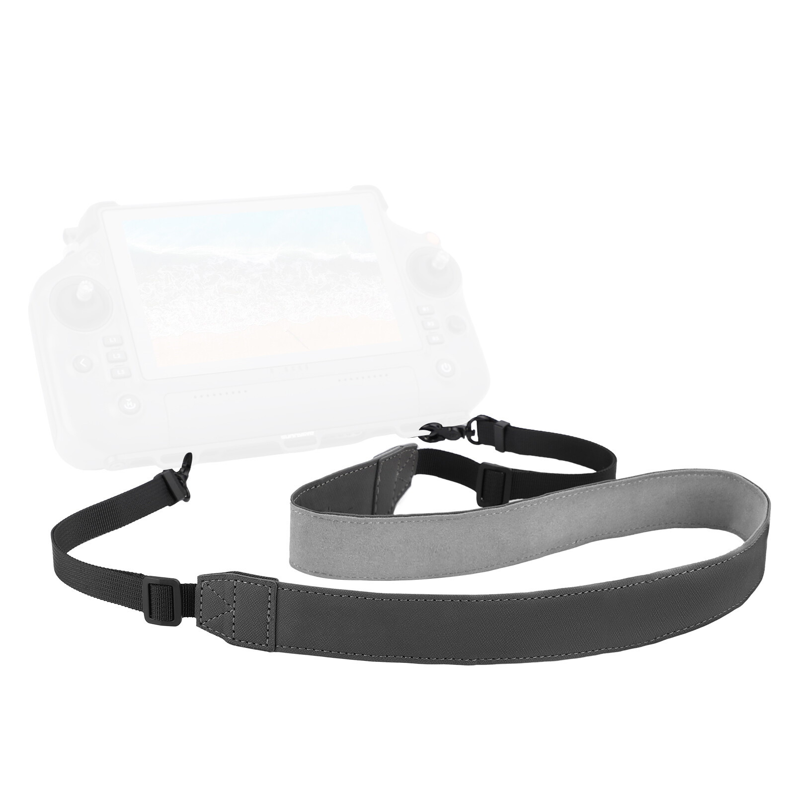 Foldable Leather Alloy Lanyard Strap for DJI RC Plus Remote