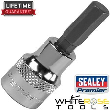 Sealey Hex Socket Bit 7mm 3/8"Sq Drive Premier Hand Tool