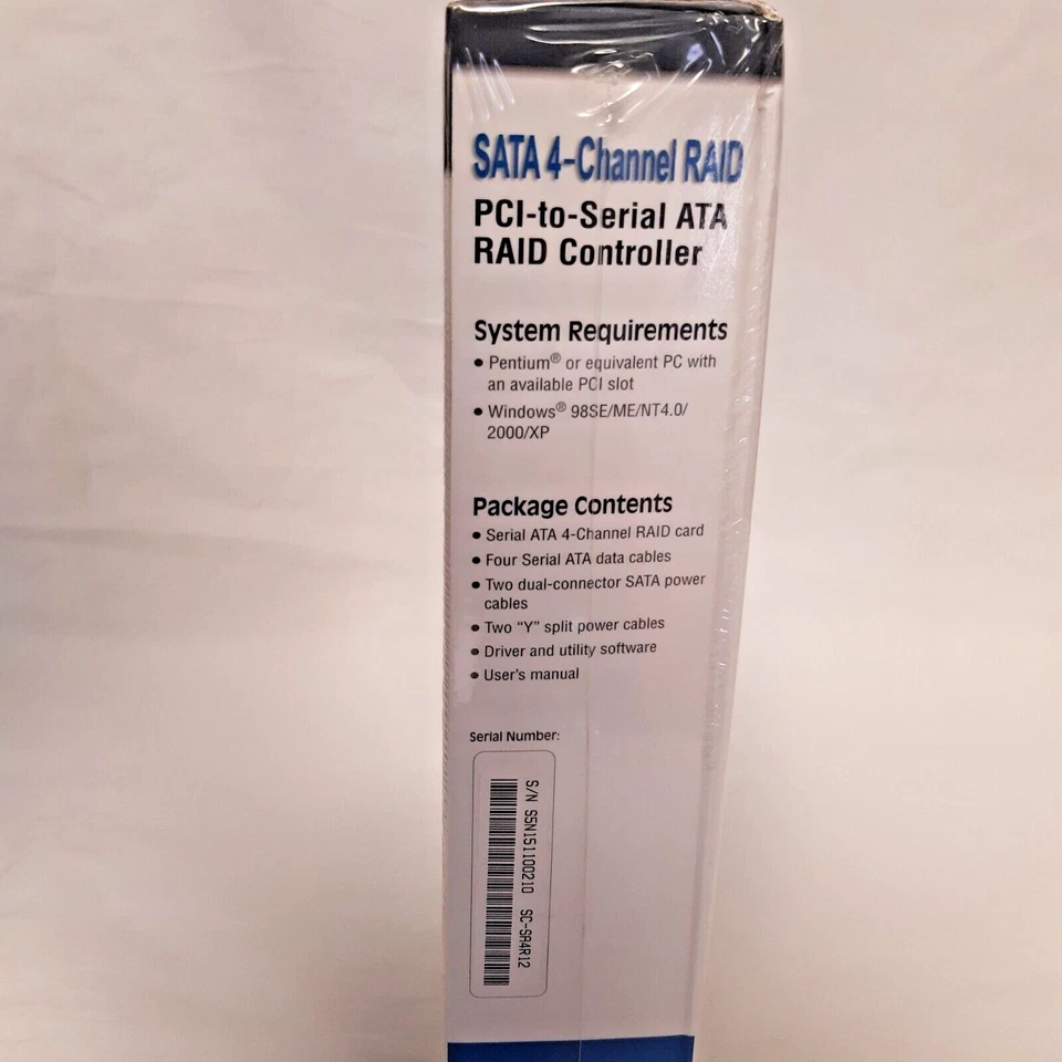 SIIG SC-SA4R12 SIIG HIGH SPEED Serial ATA 4-Channel RAID PCI CARD, NEW IN BOX - Image 3 of 4