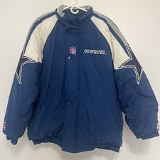 Vintage Dallas Cowboys NFL Pro Line Starter Jacket large 90s Puffer Jacket