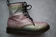 Pastel Color Glitter DR MARTENS Pascal Laced Side Zip Ankle Boots EU 37 US 6