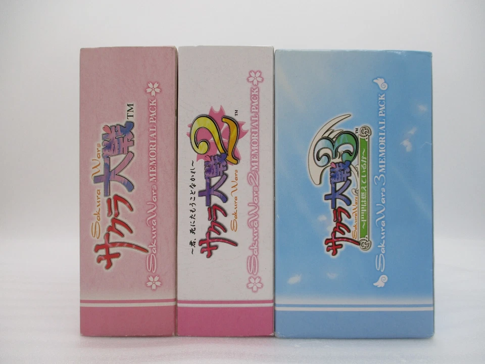 Sakura Wars 1 2 3 Memorial Pack Limited Edition DreamCast 3Games Japan import DC - Image 3 of 4