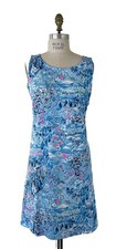 NWT Lilly Pulitzer Kristen Swing Dress  Blue Peri Lilly Loves North Carolina XL