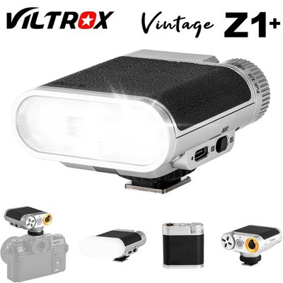 Viltrox Vintage Z1+ Retro Camera Flash 6500K Speedlite for Canon Nikon Sony Fuji