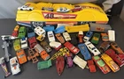 Vintage Toy Car Lot w/Case 70's-80's Hotwheels Matchbox ERTL Tootsie Toy Tomica