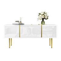 Sonnenh Couchtisch 100 X 60 X 41 Cm Weiß Mdf Mit Stauraum Wohnzimmer