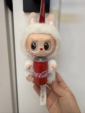 POP MART The Monsters Labubu Coca-Cola Plush Authentic Vinyl Face Plush Keychain