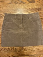 J Crew Women  s Corduroy Skirt Size 6