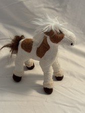 Russ White And Brown Horse 8 In