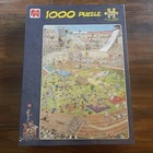 Vintage 1983 Jan van Haasteren Olympics Jumbo 1000 Piece Comic Puzzle SEALED NEW