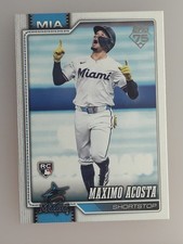 Maximo Acosta 2026 Topps Miami Marlins #172