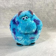 Disney Pixar Monsters Inc Sulley Plush Round Stuffed Animal Toy