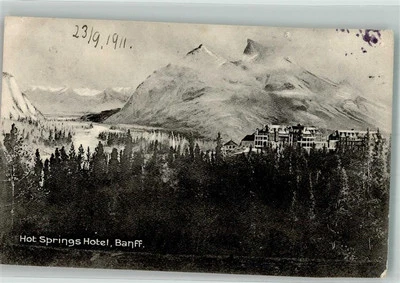 38069368 - Banff Hotel Hot Springs Kanada 1911 - Bild 1 von 2