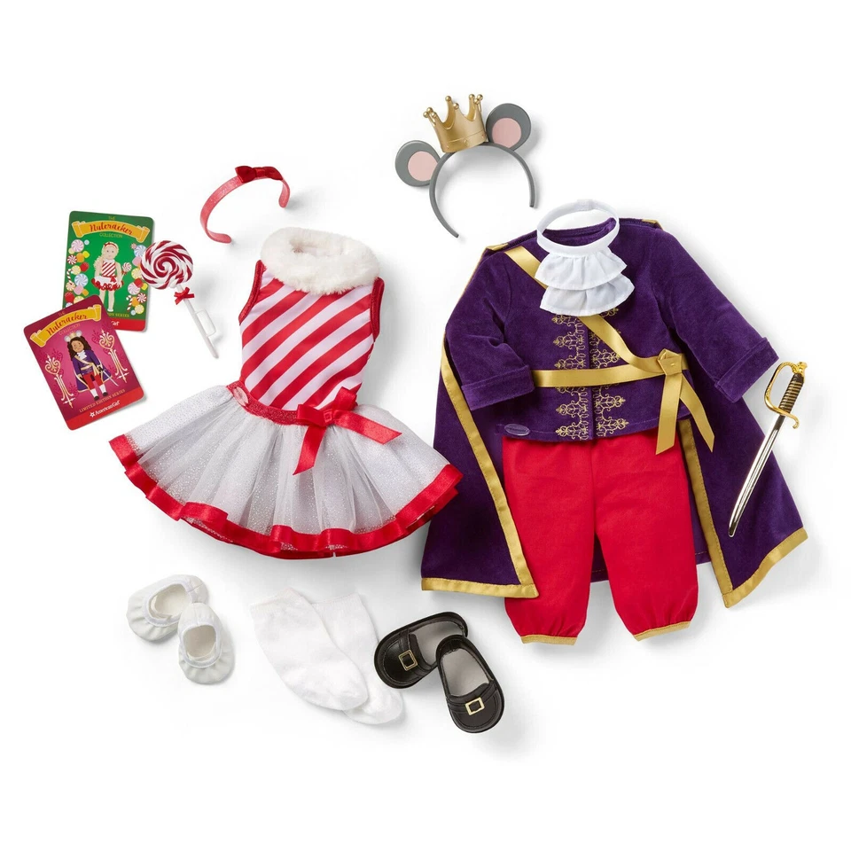 American Girl Lands Of Sweets Mouse King Cascanueces Suite Ballet 2 Trajes Caja Foto 3 de 4