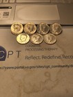 1969 d kennedy half dollars - 7 coins 40% silver ( 1.03544 oz silver ) — photo 5