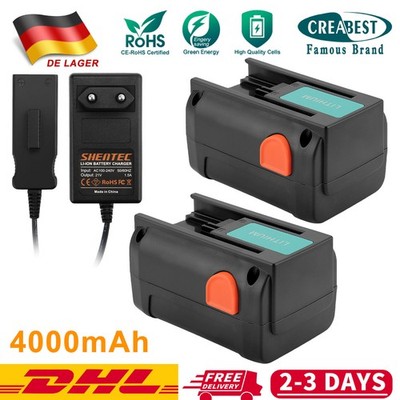 4000mAh 18V Li-ion Akku/Ladegerät für Gardena 8839-20 8878-20 8835-20 8835-U