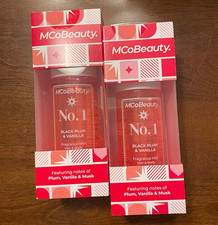  2 MCoBeauty No 1 Black Plum  Vanilla Fragrance Mist For Hair  Body 240mL ea