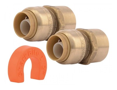 SharkBite 1/2  X 3/4  Water Heater Connector, Push to Connect Fitting 22604LF