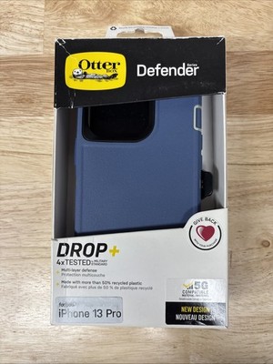 OtterBox DEFENDER Series Case & Belt Holster for Apple iPhone 13 Pro - Baby Blue