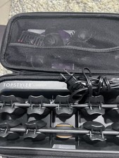 TopStyler by InStyler Heated Ceramic Styling Shells Hair Curlers Rollers Case