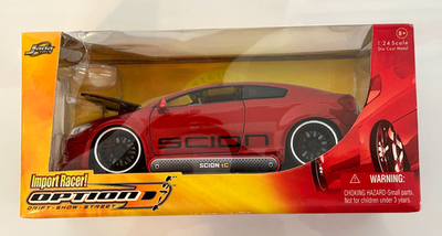 ミニカー sa583 NEW Jada Toys - Red SCION tC Jada Toys SCION TC Import Racer D RED Diecast Model Car 1:24 Scale