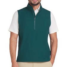 PUMA Golf Mens Ripgaurd 1/4-Zip Vest DWR Stre...