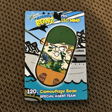 Moose Mighty Beanz Series 2 Card 120 Camouflage Bean 2010