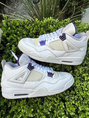 Size 12 - Jordan 4 Retro Mid Purple Metallic 193658231602| eBay