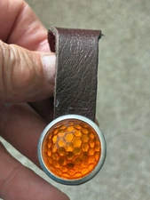 Bicycle front hub reflector accessory Hub AMBER shiner Schwinn Huffy Sears ALL