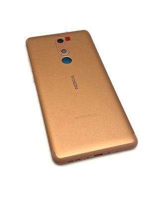 Original Nokia 5.1 TA-1075 Akkudeckel Backcover Deckel Copper / Roségold