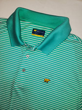 Jack Nicklaus Mens XL Green/White Striped Sho...