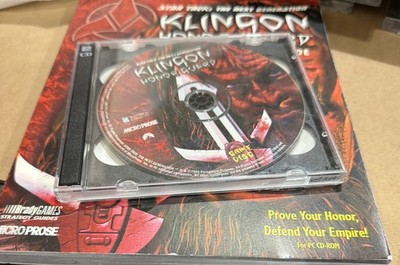 Star Trek Next Generation - Klingon Honor Guard Windows PC Game 1998 - Complete