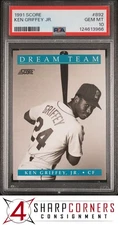 1991 SCORE #892 KEN GRIFFEY JR. HOF DREAM TEAM MARINERS PSA 10