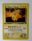 NM Excellent pokemon lt. surge's pikachu 1st edition 84 Gym Challenge NM